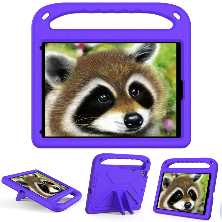 For iPad 9.7 2018 / 2017 Handle EVA Shockproof Tablet Case with Holder(Purple) - iPad 9.7 (2018) & (2017) Cases by buy2fix | Online Shopping UK | buy2fix
