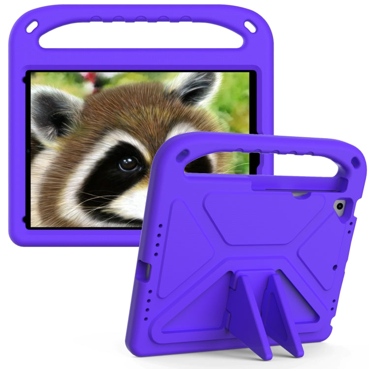 For iPad 9.7 2018 / 2017 Handle EVA Shockproof Tablet Case with Holder(Purple) - iPad 9.7 (2018) & (2017) Cases by buy2fix | Online Shopping UK | buy2fix