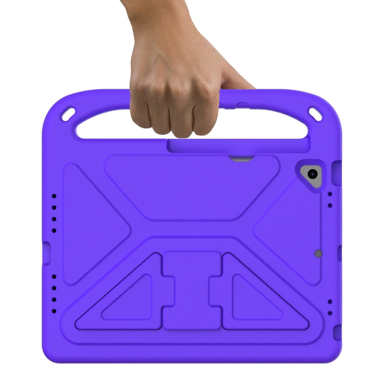 For iPad 9.7 2018 / 2017 Handle EVA Shockproof Tablet Case with Holder(Purple) - iPad 9.7 (2018) & (2017) Cases by buy2fix | Online Shopping UK | buy2fix