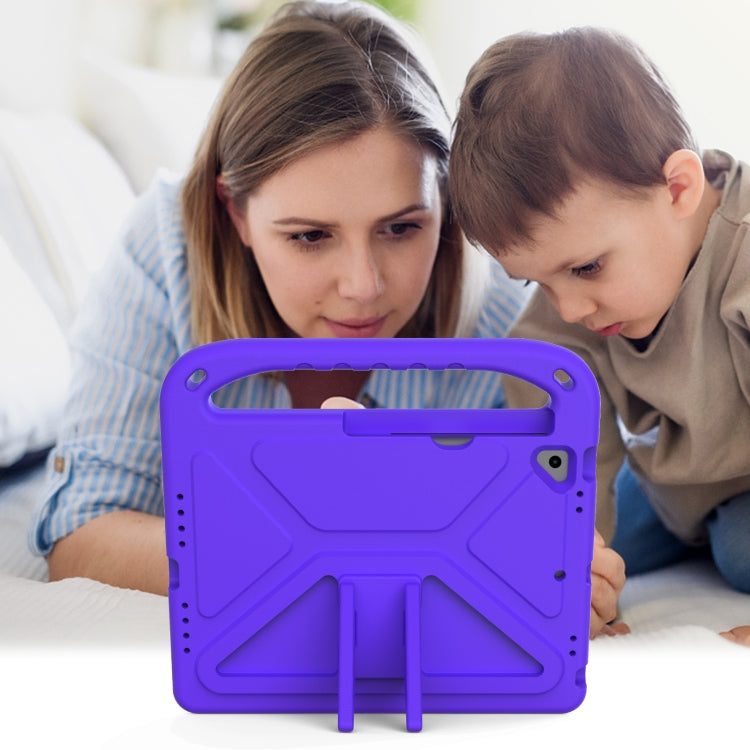For iPad 9.7 2018 / 2017 Handle EVA Shockproof Tablet Case with Holder(Purple) - iPad 9.7 (2018) & (2017) Cases by buy2fix | Online Shopping UK | buy2fix