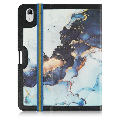 For iPad 2025 / 2022 Marble Pattern Stitching Leather Tablet Case(Black) - iPad 2025 / 2022 Cases by buy2fix | Online Shopping UK | buy2fix