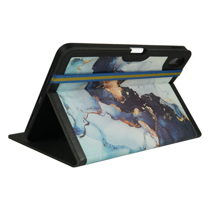 For iPad 2025 / 2022 Marble Pattern Stitching Leather Tablet Case(Black) - iPad 2025 / 2022 Cases by buy2fix | Online Shopping UK | buy2fix
