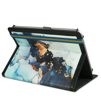 For 10 inch Marble Pattern Stitching Leather Tablet Case(Black) - 10 - 11 inch by buy2fix | Online Shopping UK | buy2fix