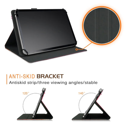 For 10 inch Marble Pattern Stitching Leather Tablet Case(Pink) - 10 - 11 inch by buy2fix | Online Shopping UK | buy2fix