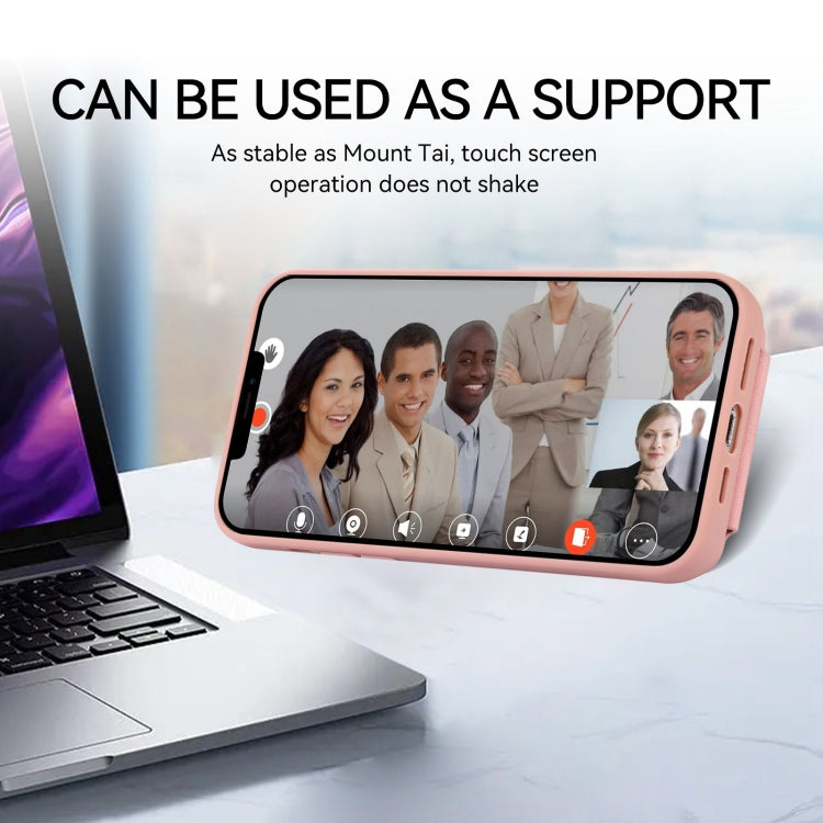 For iPhone 11 Pro Armor Ring Wallet Back Cover Phone Case(Pink) by buy2fix