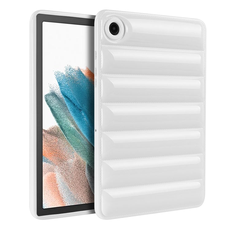 For Samsung Galaxy Tab S7 T870 / S8 X700 Eiderdown Cushion Shockproof Tablet Case(White) by buy2fix