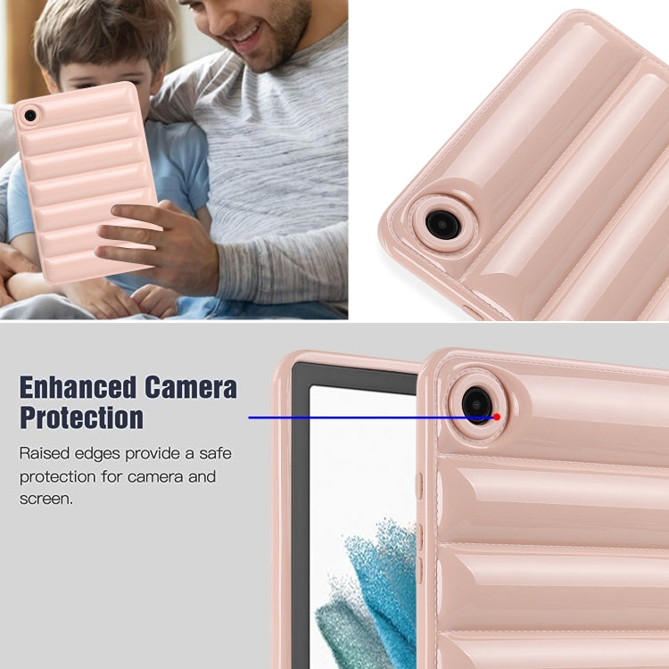 For Samsung Galaxy Tab S7 T870 / S8 X700 Eiderdown Cushion Shockproof Tablet Case(Pink) by buy2fix