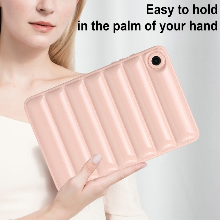 For Samsung Galaxy Tab S7 T870 / S8 X700 Eiderdown Cushion Shockproof Tablet Case(Pink) by buy2fix