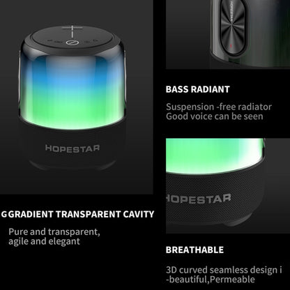 HOPESTAR SC-01 Waterproof LED Light Wireless Bluetooth Speaker(Blue) - Desktop Speaker by HOPESTAR | Online Shopping UK | buy2fix