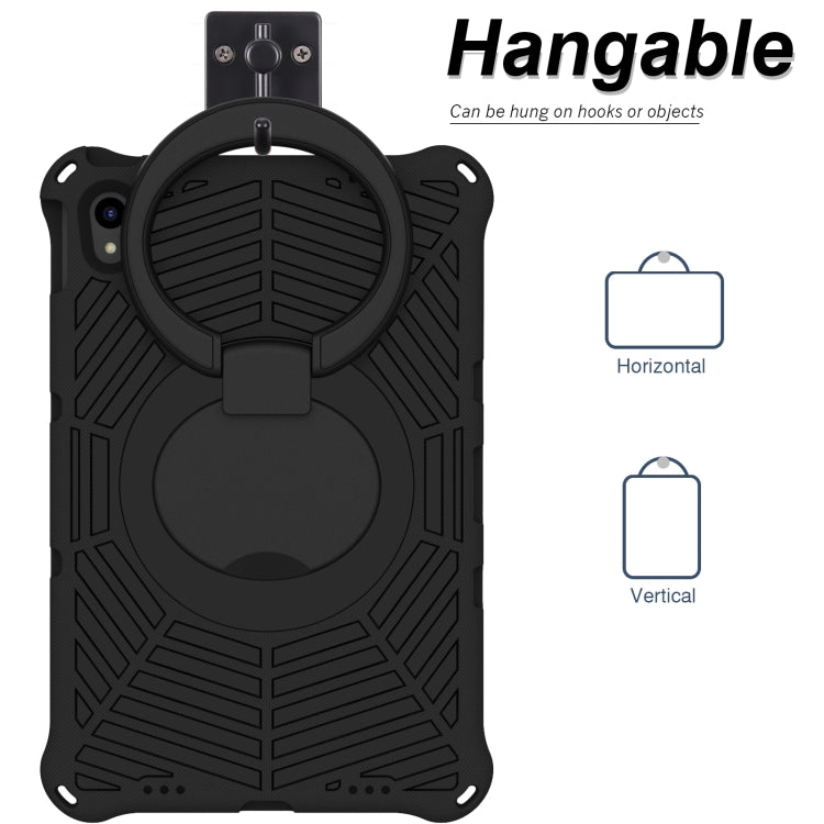 For Lenovo Tab P11 TB-J606 Spider King Silicone Protective Tablet Case(Black) - Lenovo by buy2fix | Online Shopping UK | buy2fix