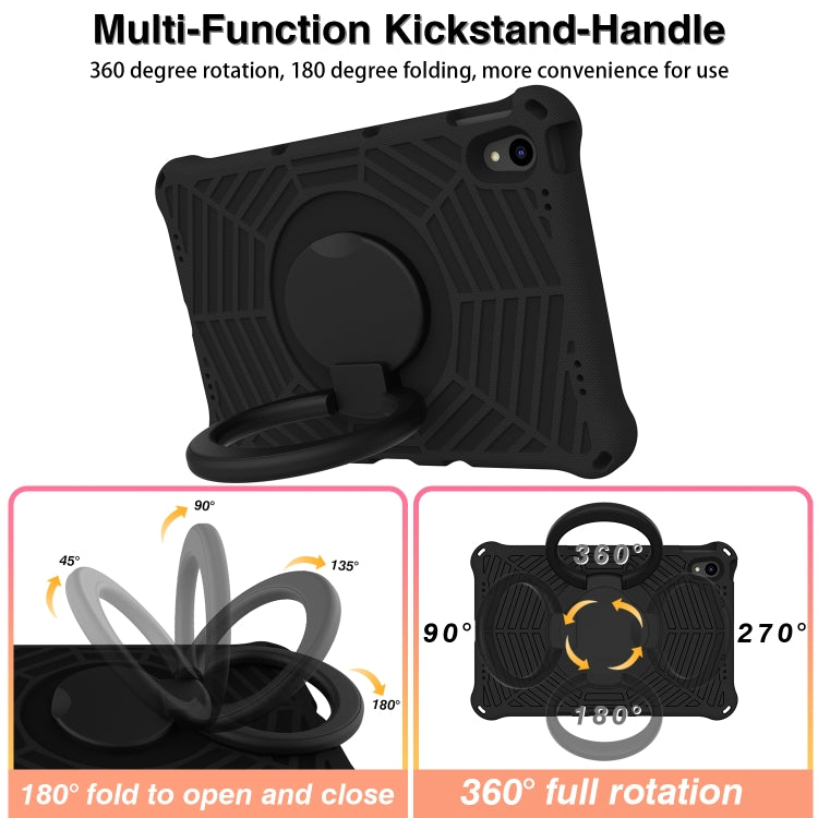 For Lenovo Tab P11 TB-J606 Spider King Silicone Protective Tablet Case(Black) - Lenovo by buy2fix | Online Shopping UK | buy2fix