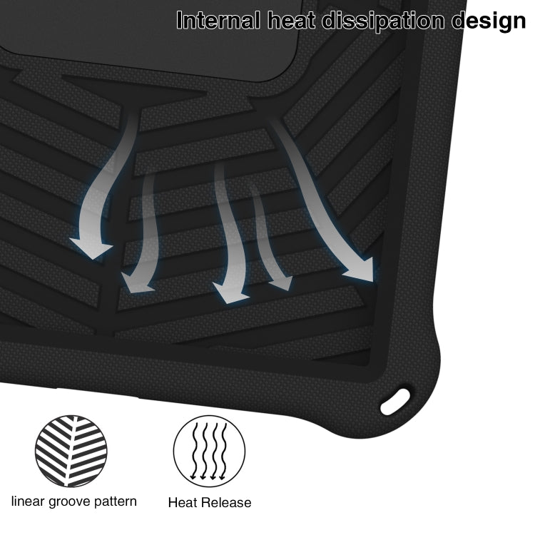 For Lenovo Tab P11 TB-J606 Spider King Silicone Protective Tablet Case(Black) - Lenovo by buy2fix | Online Shopping UK | buy2fix