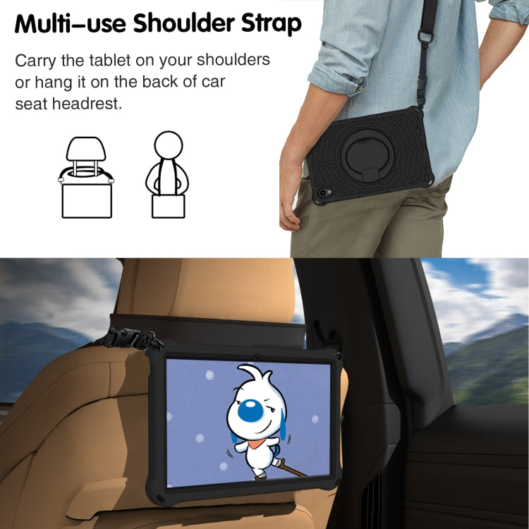 For Lenovo Tab P11 TB-J606 Spider King Silicone Protective Tablet Case(Black) - Lenovo by buy2fix | Online Shopping UK | buy2fix