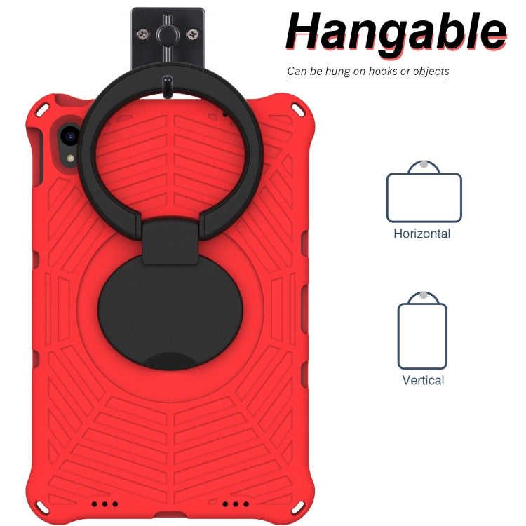 For Lenovo Tab P11 TB-J606 Spider King Silicone Protective Tablet Case(Red) - Lenovo by buy2fix | Online Shopping UK | buy2fix