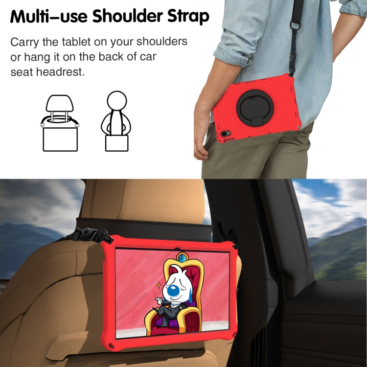 For Lenovo Tab P11 TB-J606 Spider King Silicone Protective Tablet Case(Red) - Lenovo by buy2fix | Online Shopping UK | buy2fix