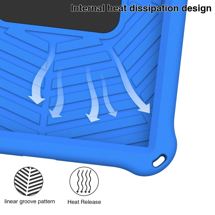 For Lenovo Tab P11 TB-J606 Spider King Silicone Protective Tablet Case(Blue) - Lenovo by buy2fix | Online Shopping UK | buy2fix