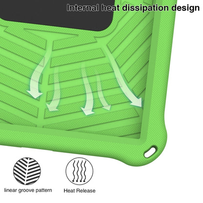 For Lenovo Tab P11 TB-J606 Spider King Silicone Protective Tablet Case(Green) - Lenovo by buy2fix | Online Shopping UK | buy2fix