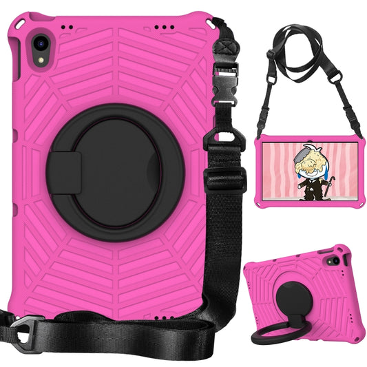 For Lenovo Tab P11 TB-J606 Spider King Silicone Protective Tablet Case(Rose Red) - Lenovo by buy2fix | Online Shopping UK | buy2fix