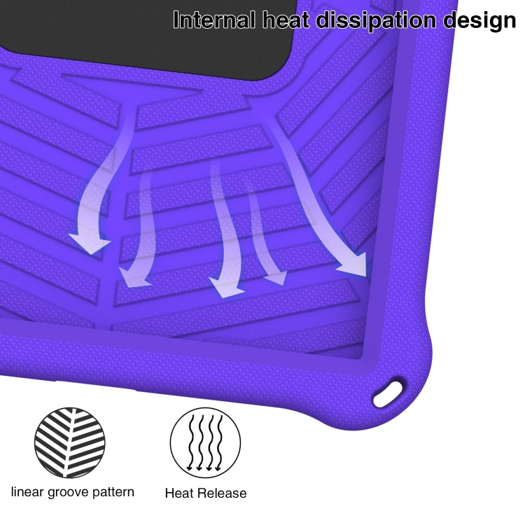 For Lenovo Tab P11 TB-J606 Spider King Silicone Protective Tablet Case(Purple) - Lenovo by buy2fix | Online Shopping UK | buy2fix