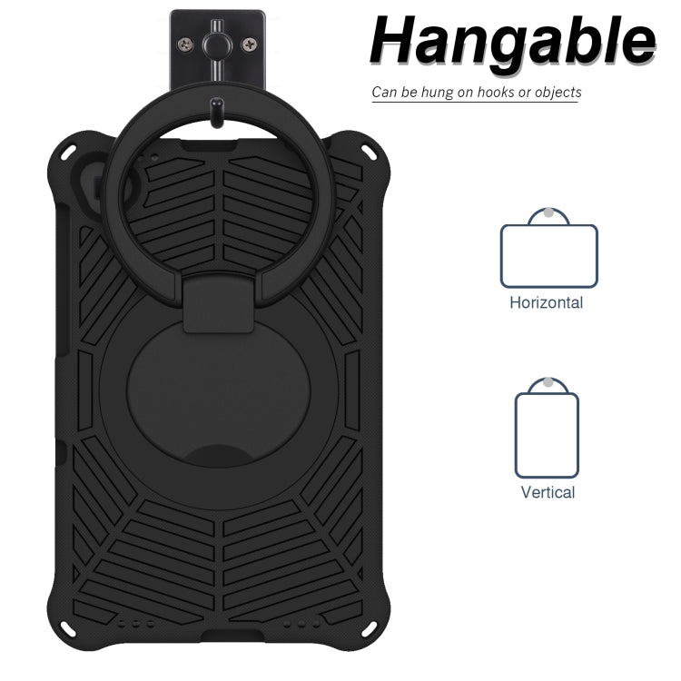 For Lenovo Tab K10 Spider King Silicone Protective Tablet Case(Black) - Lenovo by buy2fix | Online Shopping UK | buy2fix