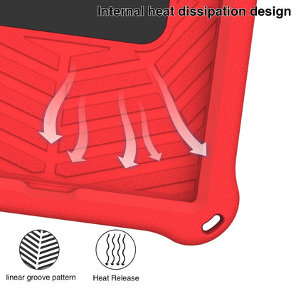 For Lenovo Tab K10 Spider King Silicone Protective Tablet Case(Red) - Lenovo by buy2fix | Online Shopping UK | buy2fix