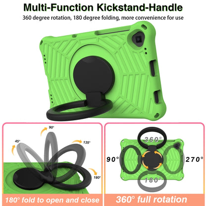 For Lenovo Tab K10 Spider King Silicone Protective Tablet Case(Green) - Lenovo by buy2fix | Online Shopping UK | buy2fix