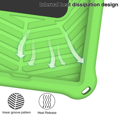 For Lenovo Tab K10 Spider King Silicone Protective Tablet Case(Green) - Lenovo by buy2fix | Online Shopping UK | buy2fix