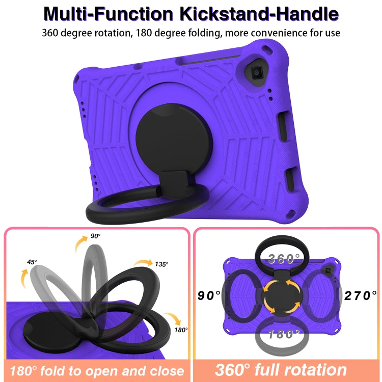 For Lenovo Tab K10 Spider King Silicone Protective Tablet Case(Purple) - Lenovo by buy2fix | Online Shopping UK | buy2fix