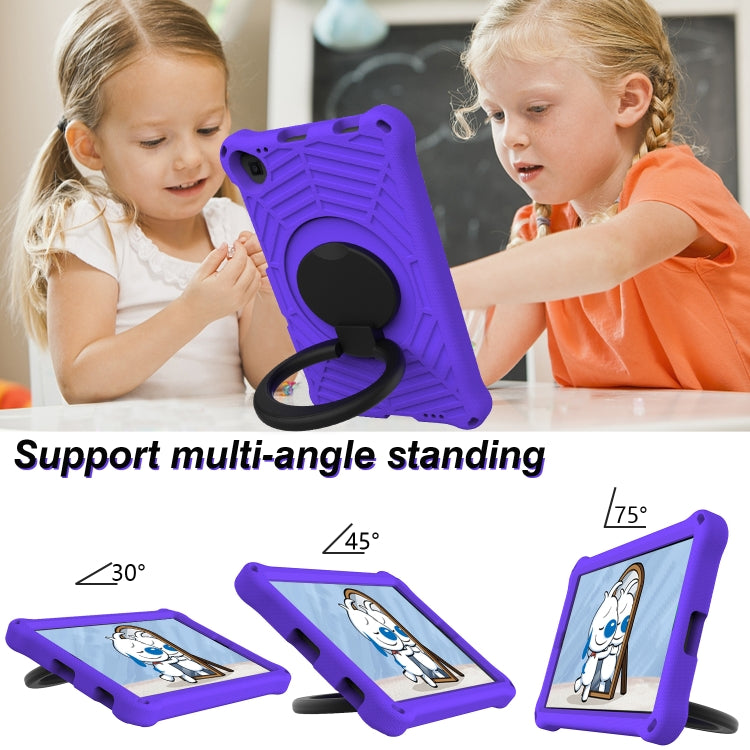 For Lenovo Tab K10 Spider King Silicone Protective Tablet Case(Purple) - Lenovo by buy2fix | Online Shopping UK | buy2fix