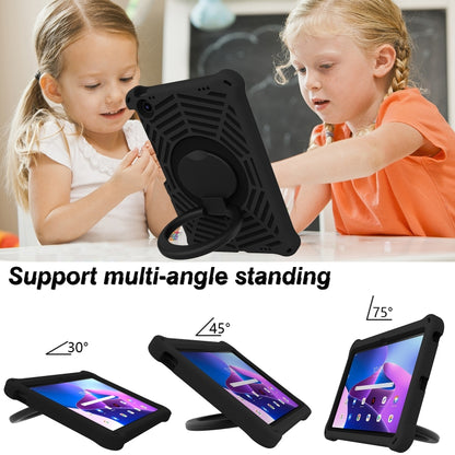 For Lenovo Tab M10 Plus 10.6 3rd Gen 2022 Spider King Silicone Protective Tablet Case(Black) - Lenovo by buy2fix | Online Shopping UK | buy2fix