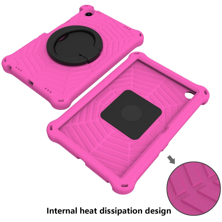 For Lenovo Tab M10 Plus 10.6 3rd Gen 2022 Spider King Silicone Protective Tablet Case(Rose Red) - Lenovo by buy2fix | Online Shopping UK | buy2fix