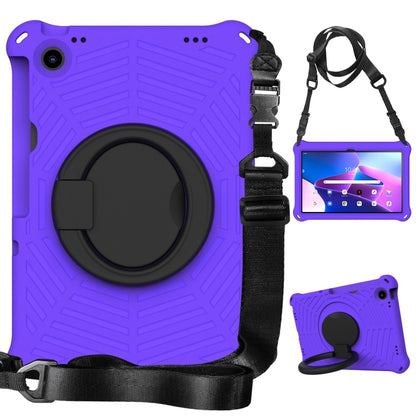 For Lenovo Tab M10 Plus 10.6 3rd Gen 2022 Spider King Silicone Protective Tablet Case(Purple) - Lenovo by buy2fix | Online Shopping UK | buy2fix