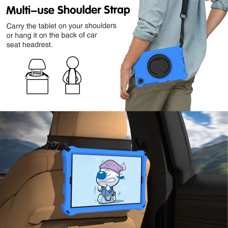 For Lenovo Tab M10 Plus TB-X606 Spider King Silicone Protective Tablet Case(Blue) - Lenovo by buy2fix | Online Shopping UK | buy2fix