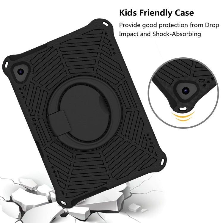 For Lenovo Tab M10 FHD TB-X605FC Spider King Silicone Protective Tablet Case(Black) - Lenovo by buy2fix | Online Shopping UK | buy2fix