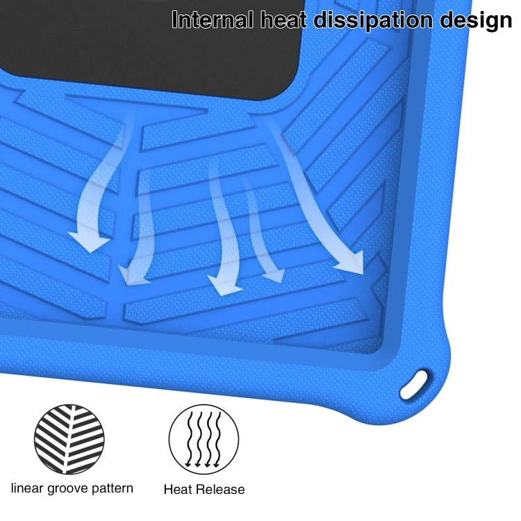 For Lenovo Tab M10 FHD TB-X605FC Spider King Silicone Protective Tablet Case(Blue) - Lenovo by buy2fix | Online Shopping UK | buy2fix