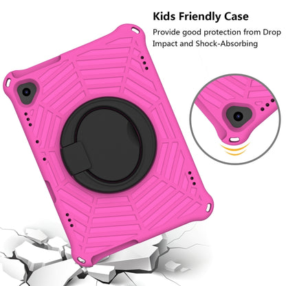 For Lenovo Tab M10 FHD TB-X605FC Spider King Silicone Protective Tablet Case(Rose Red) - Lenovo by buy2fix | Online Shopping UK | buy2fix