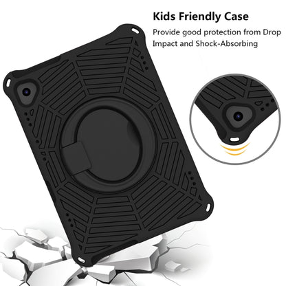 For Lenovo Tab M10 TB-X505F / TB-X605F 10.1 / M10 FHD REL TB-X605FC / TB-X605LC 10.1 Spider King Silicone Protective Tablet Case(Black) - Lenovo by buy2fix | Online Shopping UK | buy2fix