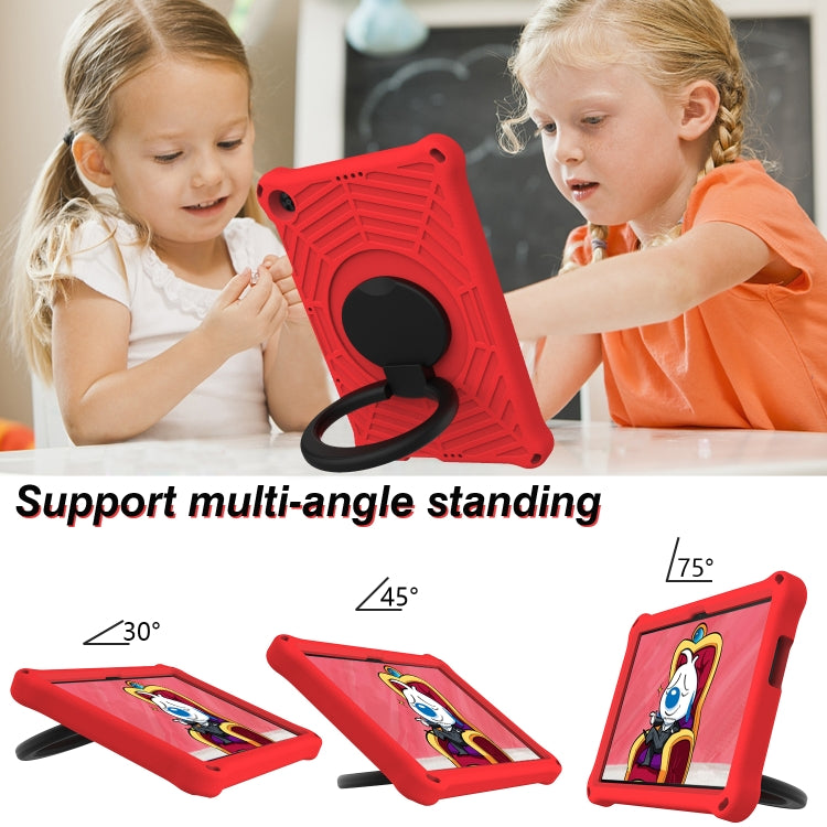 For Huawei MatePad T 10s Spider King Silicone Protective Tablet Case(Red) - Huawei by buy2fix | Online Shopping UK | buy2fix