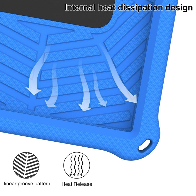 For Huawei MatePad T 10s Spider King Silicone Protective Tablet Case(Blue) - Huawei by buy2fix | Online Shopping UK | buy2fix