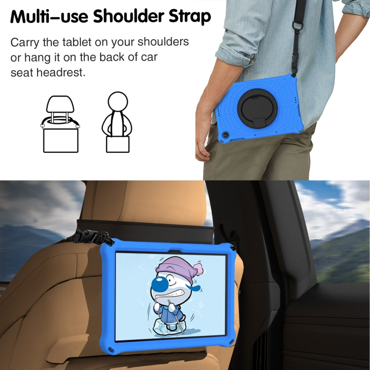 For Huawei MatePad T 10s Spider King Silicone Protective Tablet Case(Blue) - Huawei by buy2fix | Online Shopping UK | buy2fix