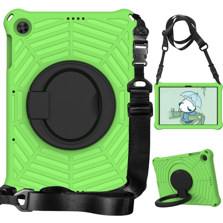 For Huawei MatePad T 10s Spider King Silicone Protective Tablet Case(Green) - Huawei by buy2fix | Online Shopping UK | buy2fix