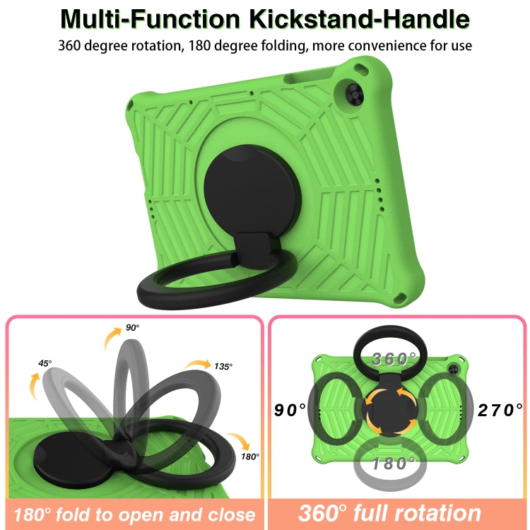 For Huawei MatePad T 10s Spider King Silicone Protective Tablet Case(Green) - Huawei by buy2fix | Online Shopping UK | buy2fix