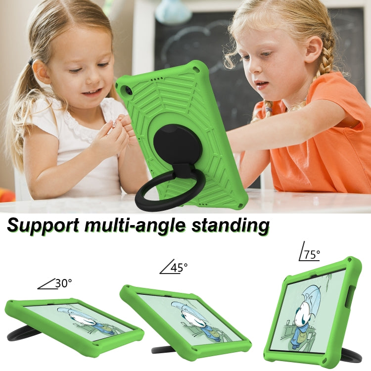 For Huawei MatePad T 10s Spider King Silicone Protective Tablet Case(Green) - Huawei by buy2fix | Online Shopping UK | buy2fix