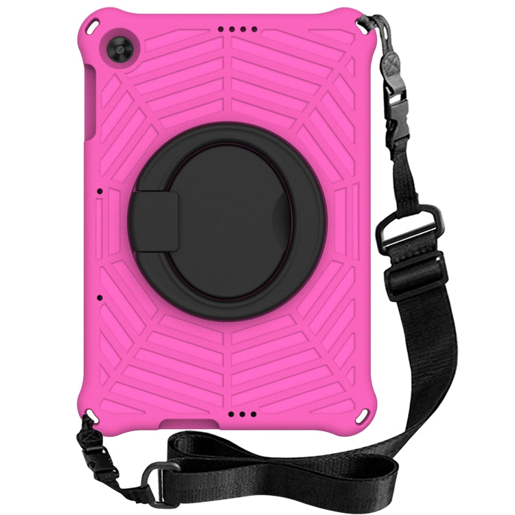 For Huawei MatePad T 10s Spider King Silicone Protective Tablet Case(Rose Red) - Huawei by buy2fix | Online Shopping UK | buy2fix