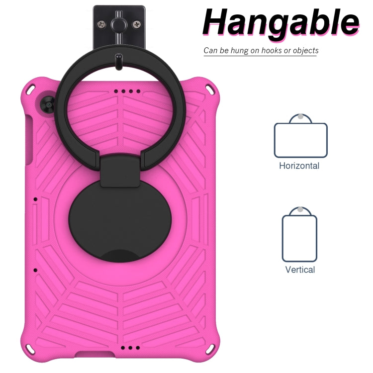 For Huawei MatePad T 10s Spider King Silicone Protective Tablet Case(Rose Red) - Huawei by buy2fix | Online Shopping UK | buy2fix