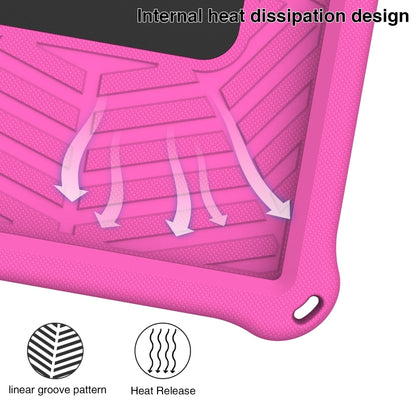 For Huawei MatePad T 10s Spider King Silicone Protective Tablet Case(Rose Red) - Huawei by buy2fix | Online Shopping UK | buy2fix