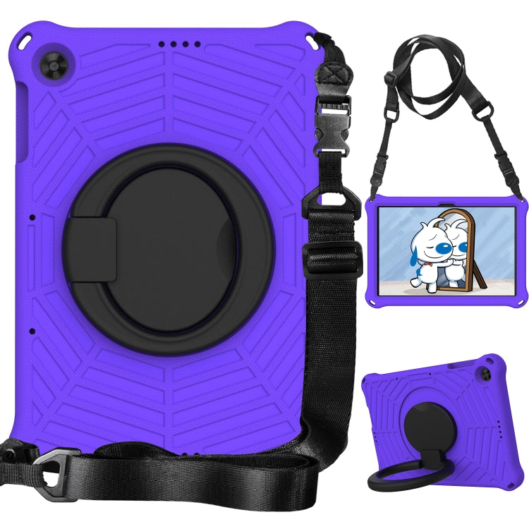 For Huawei MatePad T 10s Spider King Silicone Protective Tablet Case(Purple) - Huawei by buy2fix | Online Shopping UK | buy2fix
