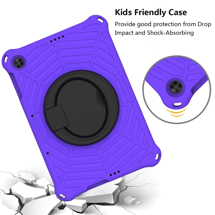 For Huawei MatePad T 10s Spider King Silicone Protective Tablet Case(Purple) - Huawei by buy2fix | Online Shopping UK | buy2fix