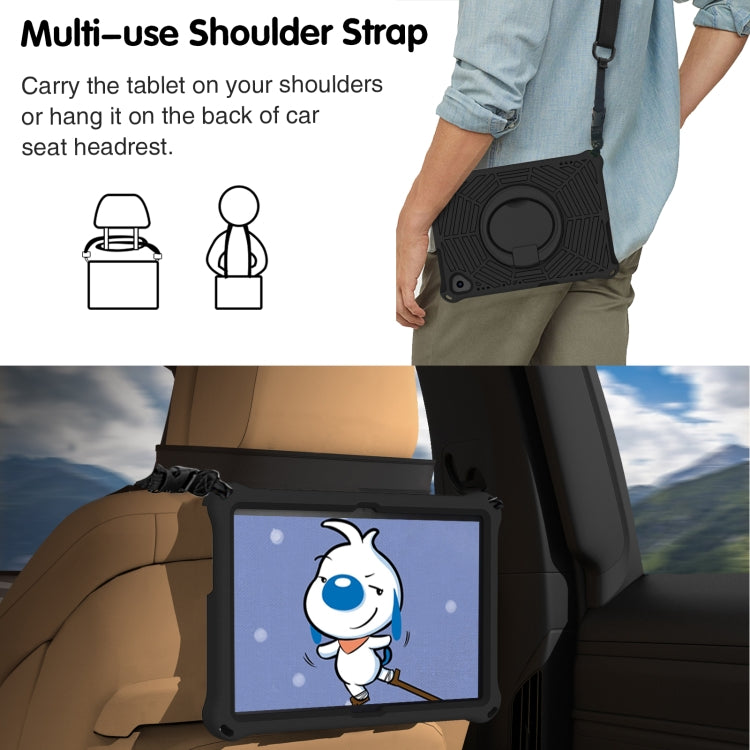 For Huawei MediaPad T5 Spider King Silicone Protective Tablet Case(Black) - Huawei by buy2fix | Online Shopping UK | buy2fix