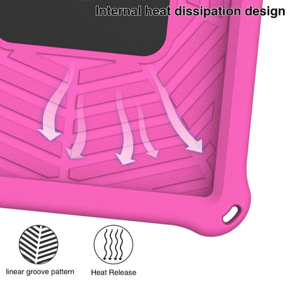 For Huawei MediaPad T5 Spider King Silicone Protective Tablet Case(Rose Red) - Huawei by buy2fix | Online Shopping UK | buy2fix